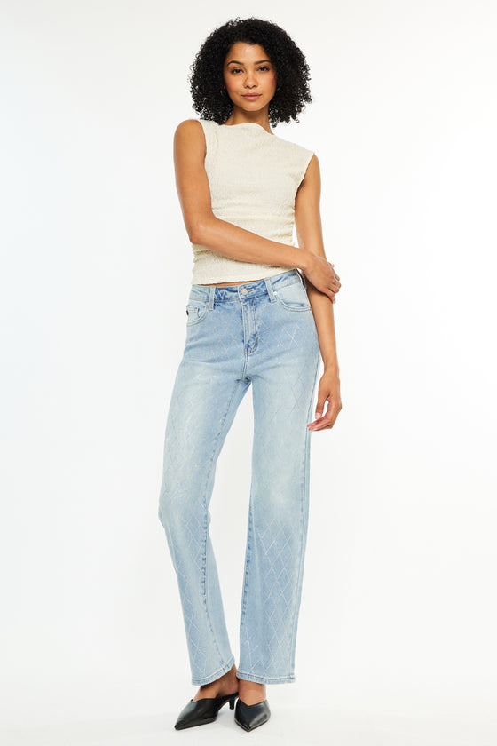 Cheriese High Rise Straight Jeans