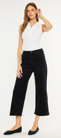 Sterling High Rise Crop Wide Leg Jeans - Official Kancan USA