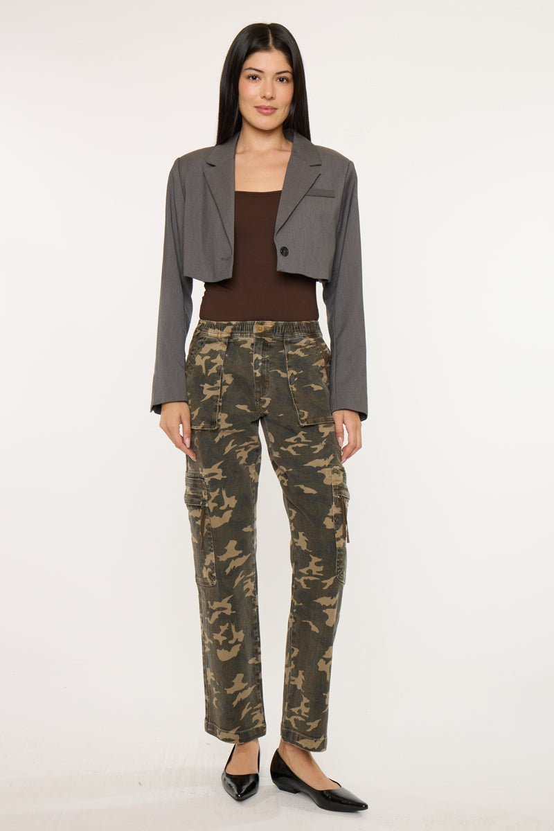 Shuana High Rise Straight Jeans