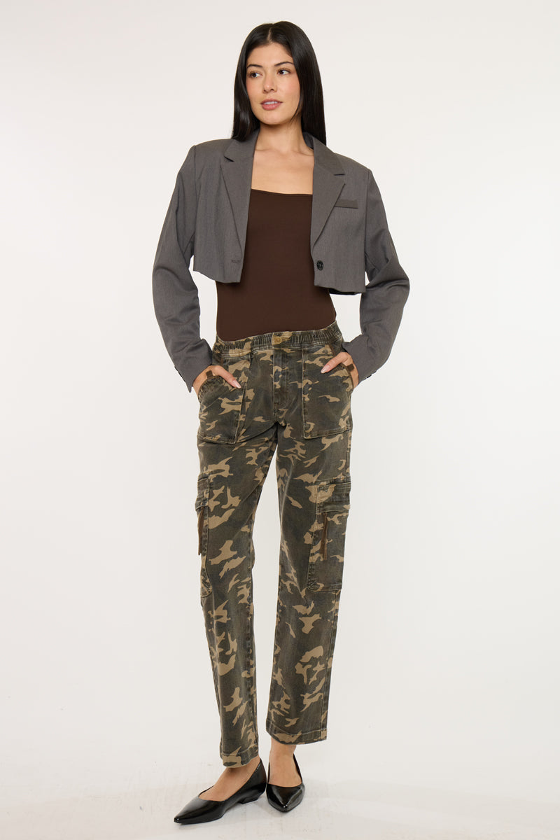 Shuana High Rise Straight Jeans