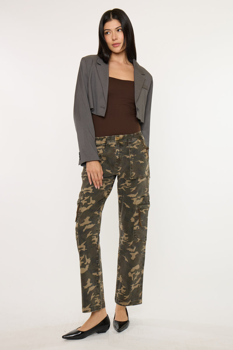 Shuana High Rise Straight Jeans