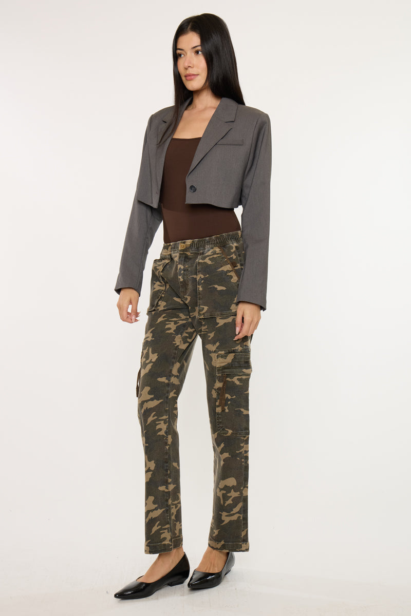 Shuana High Rise Straight Jeans