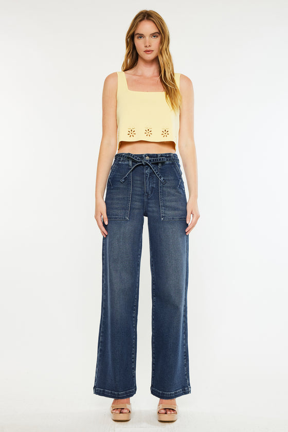Seville High Rise Wide Flare Jeans