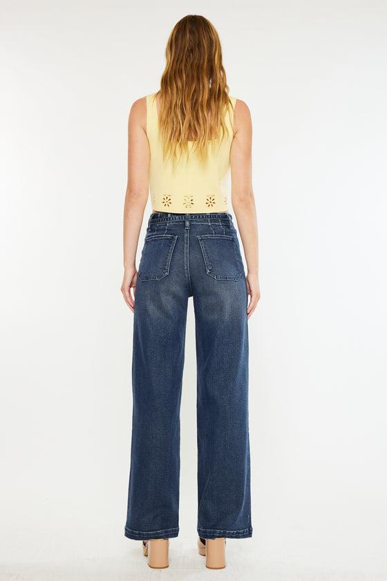 Seville High Rise Wide Flare Jeans