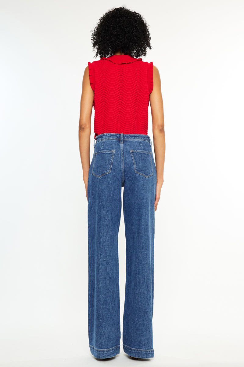 Sol High Rise Wide Leg Trousers - Official Kancan USA
