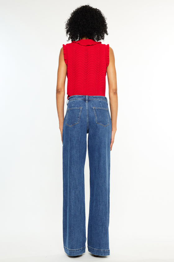 Sol High Rise Wide Leg Trousers - Official Kancan USA