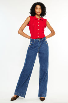  Sol High Rise Wide Leg Trousers - Official Kancan USA