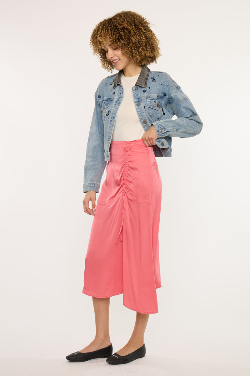 Lucca Denim Crop Jacket