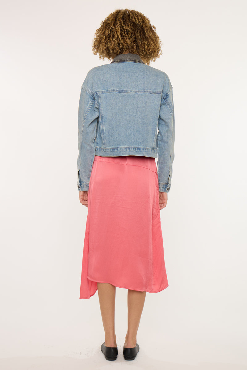 Lucca Denim Crop Jacket