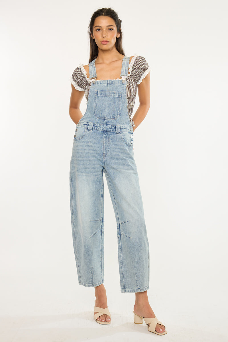 Aide Barrel Overalls – Comfort Stretch Curved Fit | Kancan USA
