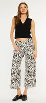 Alonso Mid Rise Crop Wide Leg Jeans - Official Kancan USA