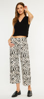 Alonso Mid Rise Crop Wide Leg Jeans - Official Kancan USA