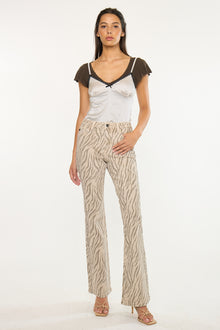  Zellie High Rise Flare Jeans - Official Kancan USA