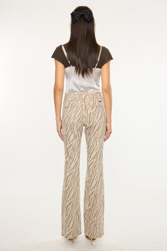 Zellie High Rise Flare Jeans - Official Kancan USA