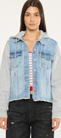 Karine Denim Hoodie Jacket - Official Kancan USA