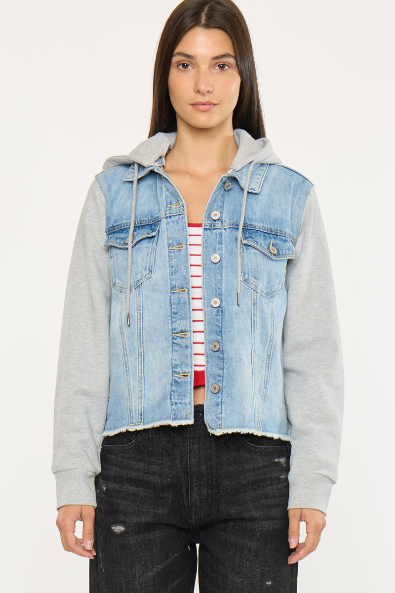 Karine Denim Hoodie Jacket - Official Kancan USA