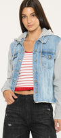 Karine Denim Hoodie Jacket - Official Kancan USA
