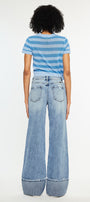 Petal High Rise Wide Leg Jean - Official Kancan USA