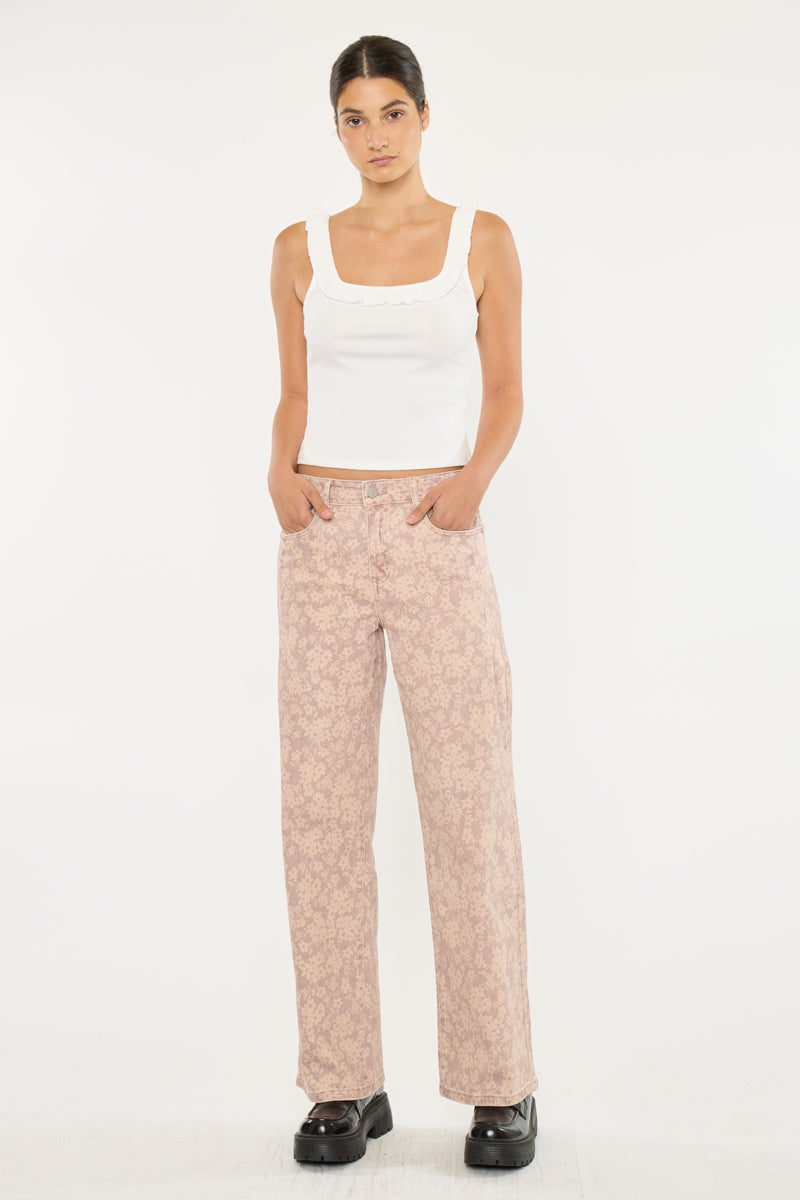 Roselynn High Rise Wide Leg Jean