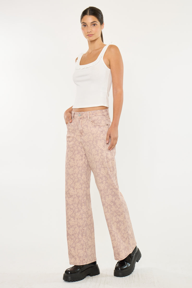Roselynn High Rise Wide Leg Jean