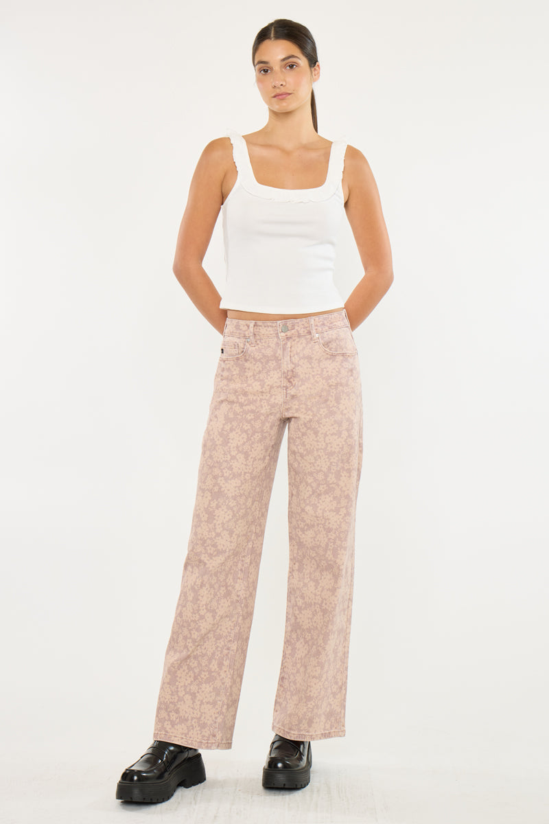 Roselynn High Rise Wide Leg Jean