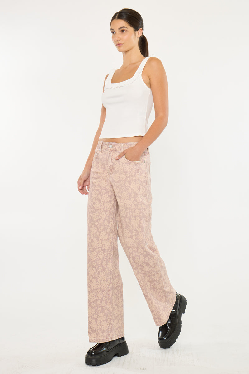 Roselynn High Rise Wide Leg Jean