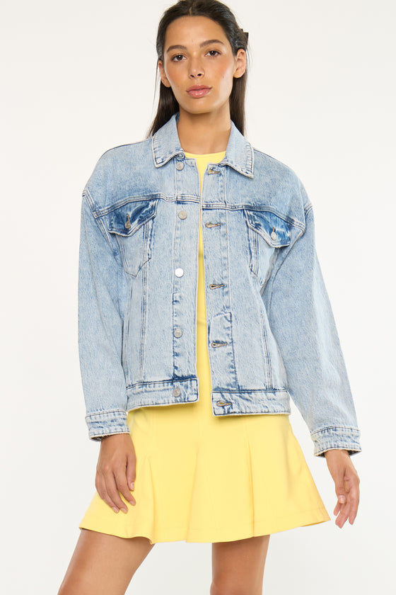 Illanie Oversized Denim Jacket - Official Kancan USA