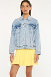 Illanie Oversized Denim Jacket - Official Kancan USA