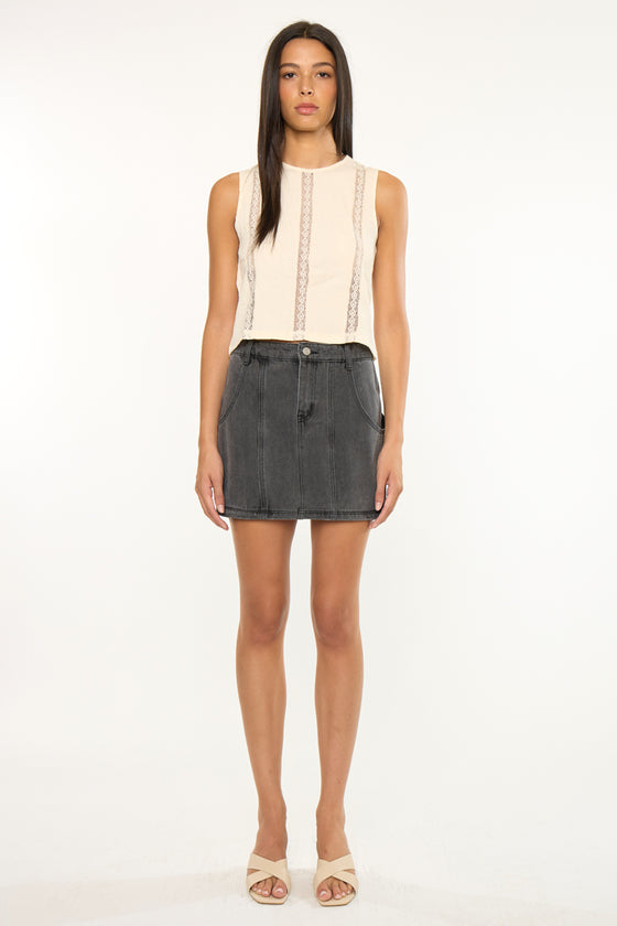 Elaine Mid Rise Mini Skirt
