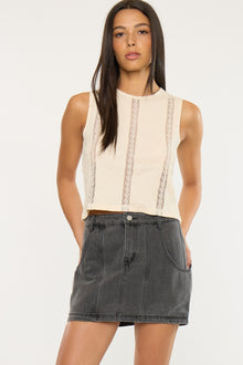  Elaine Mid Rise Mini Skirt