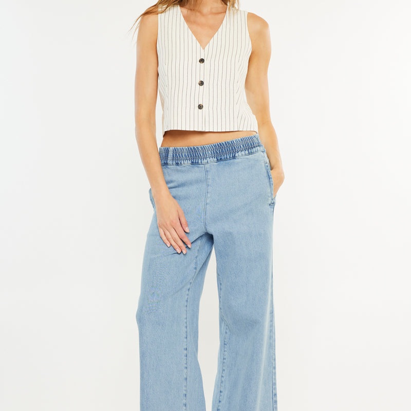 Dia Ultra High Rise Wide Leg Jean - Official Kancan USA