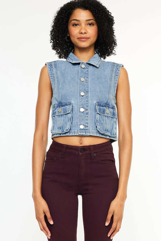 Debbie Denim Vest - Official Kancan USA