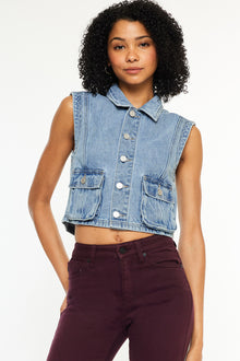  Debbie Denim Vest - Official Kancan USA