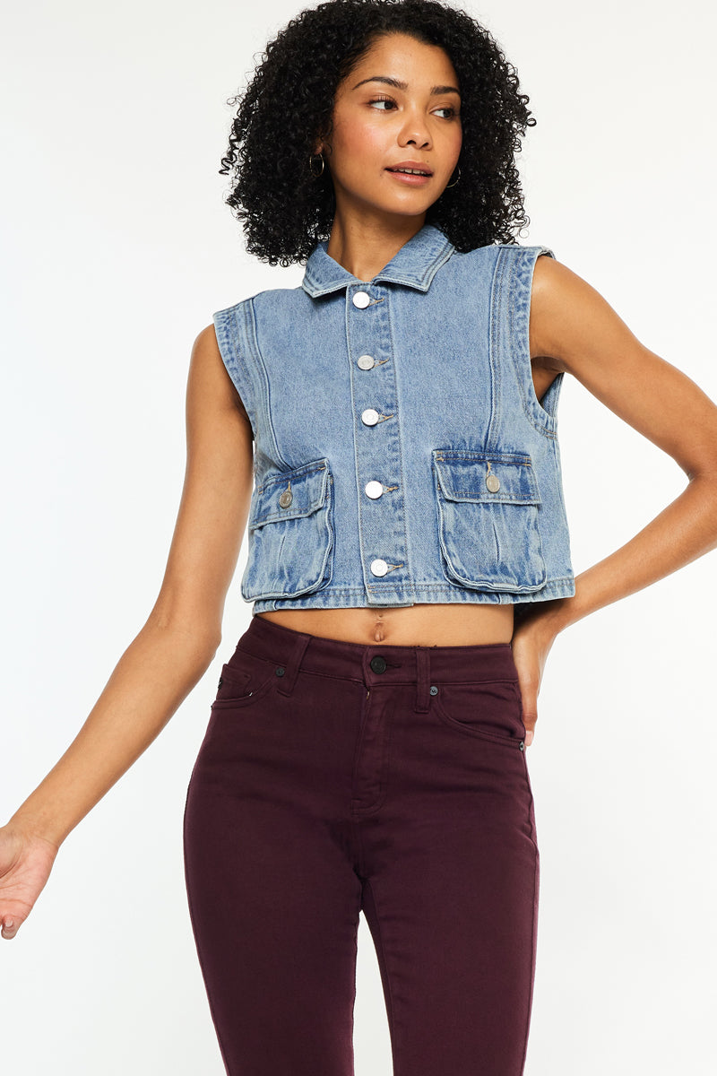 Debbie Denim Vest – Kancan USA