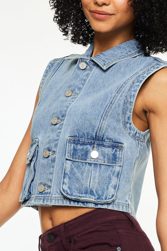 Debbie Denim Vest - Official Kancan USA