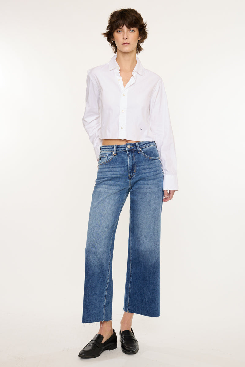 Mailene High Rise Crop Wide - Official Kancan USA