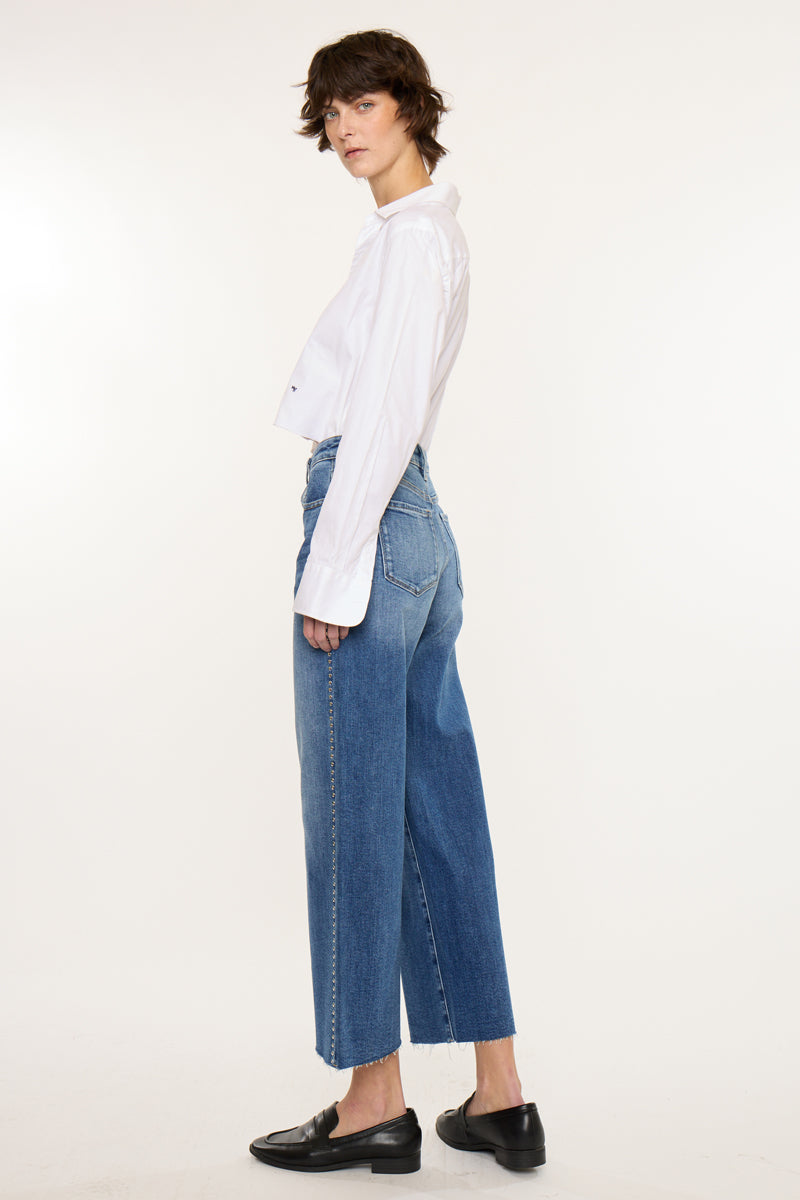 Mailene High Rise Crop Wide - Official Kancan USA