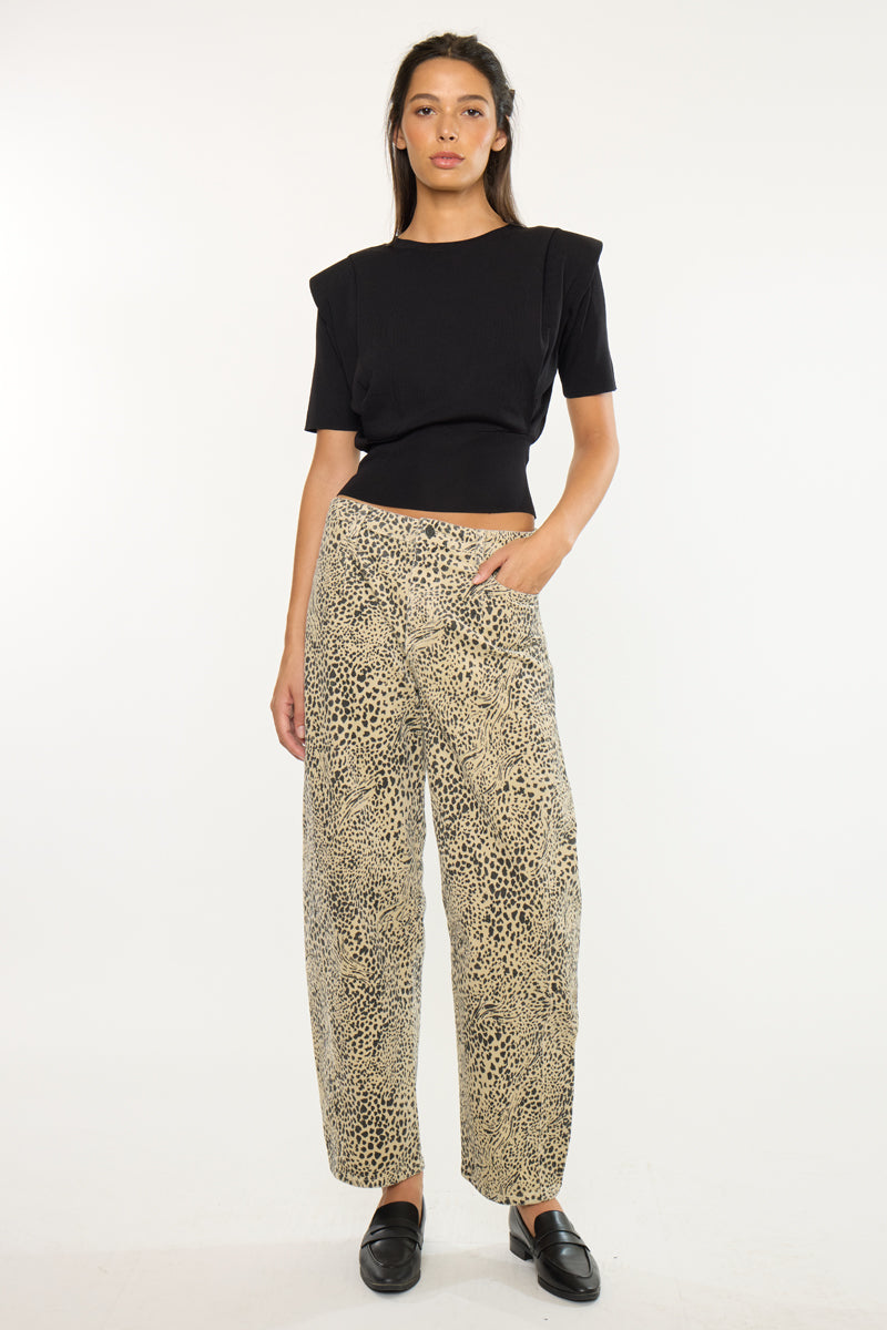 Lydia Low Slung Barrel Jeans - Official Kancan USA