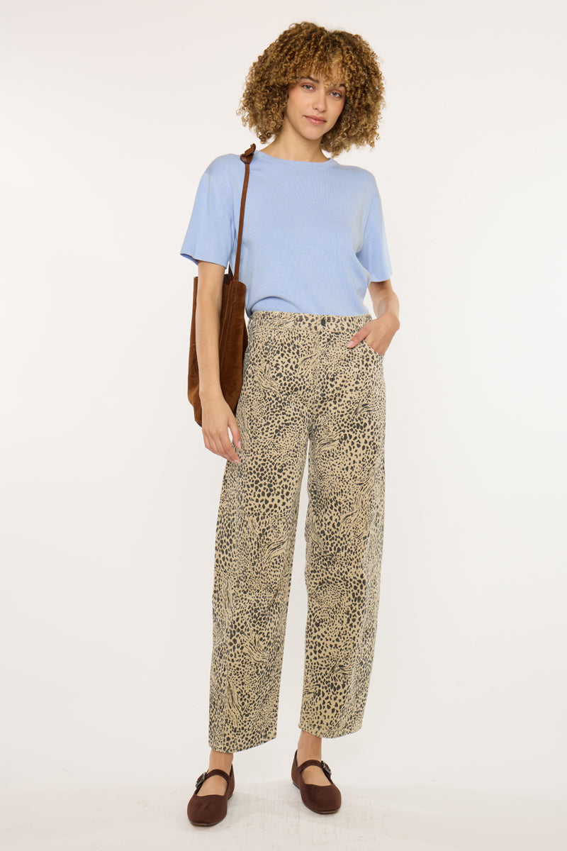 Lydia Low Slung Barrel Jeans