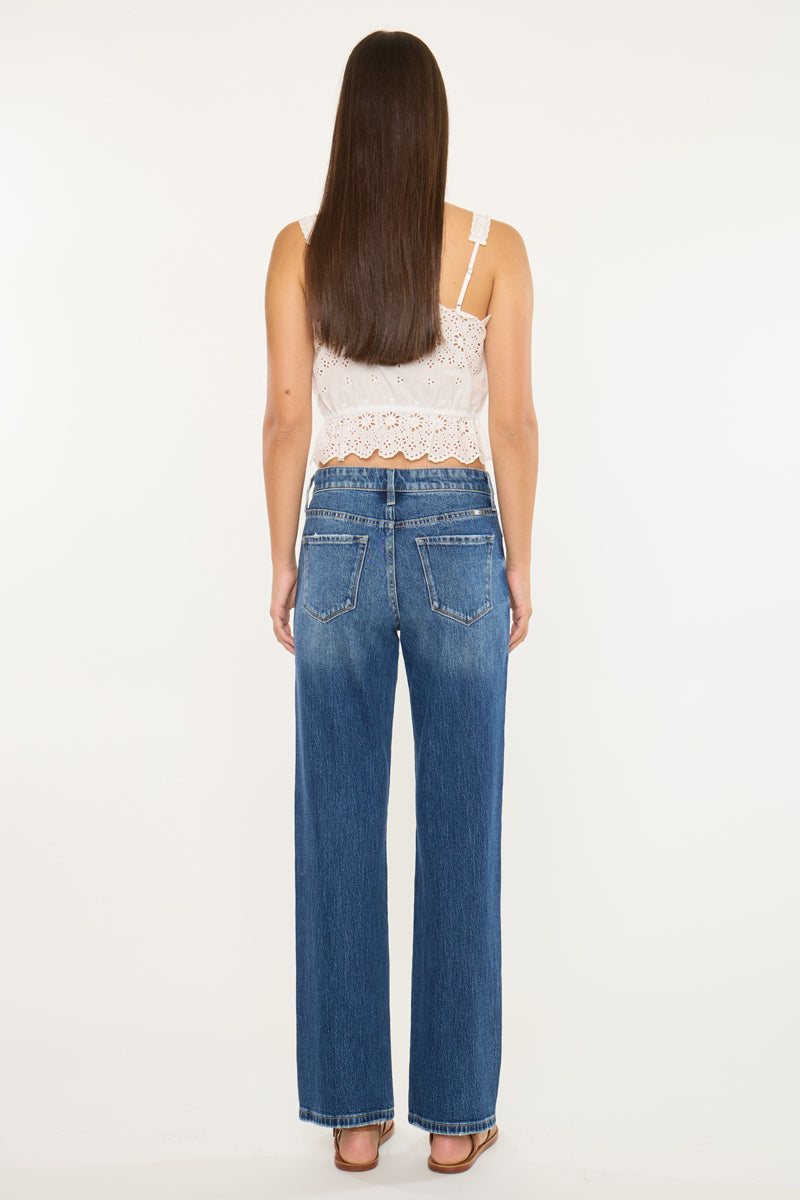 Renata High Rise Straight Jeans