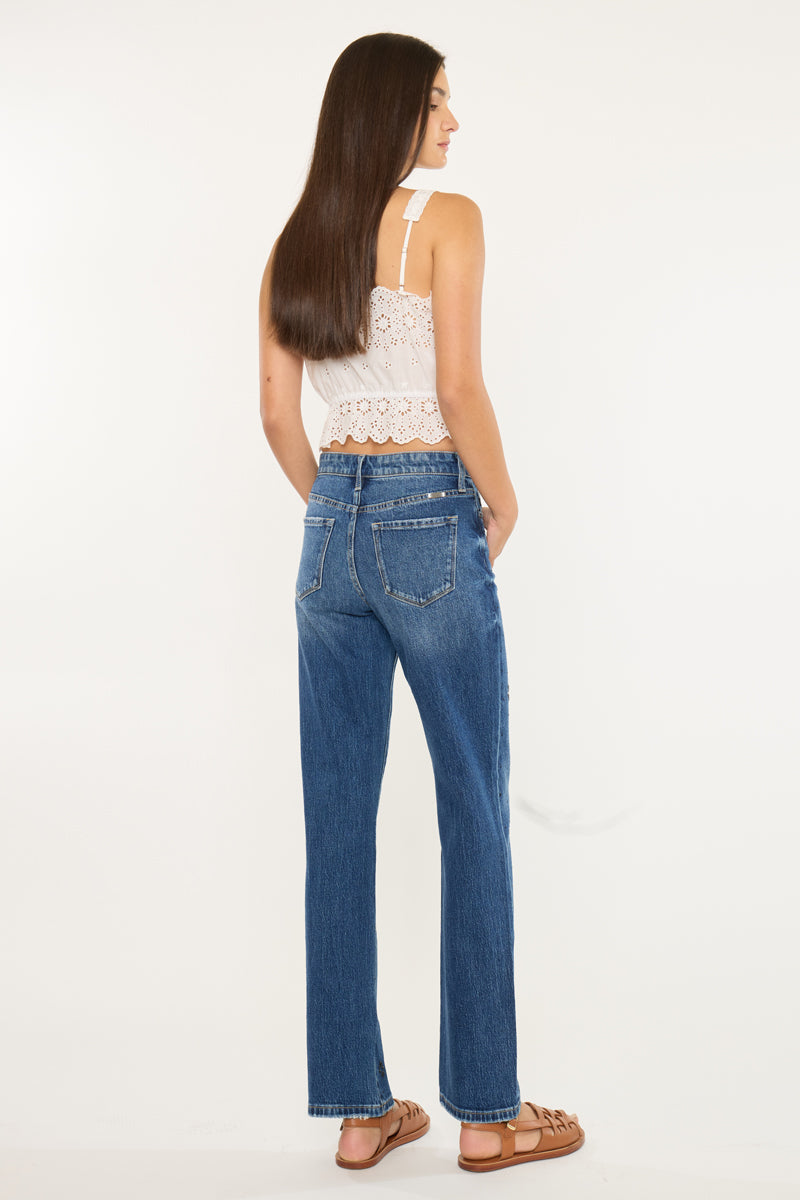 Renata High Rise Straight Jeans