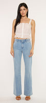 Islan High Rise Wide Flare Jeans - Official Kancan USA