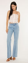 Islan High Rise Wide Flare Jeans - Official Kancan USA