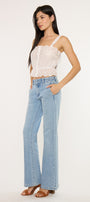 Islan High Rise Wide Flare Jeans - Official Kancan USA
