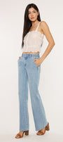 Islan High Rise Wide Flare Jeans - Official Kancan USA