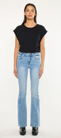 Azul Mid Rise Flare Jeans - Official Kancan USA
