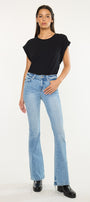 Azul Mid Rise Flare Jeans - Official Kancan USA