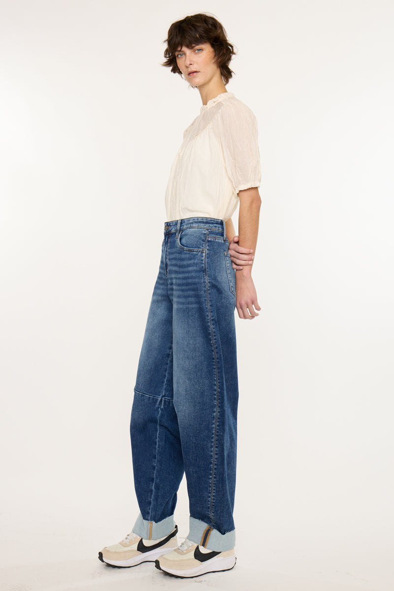 Maeby Knit Low Slung Horseshoe Pants | Trendy Fit – Kancan USA