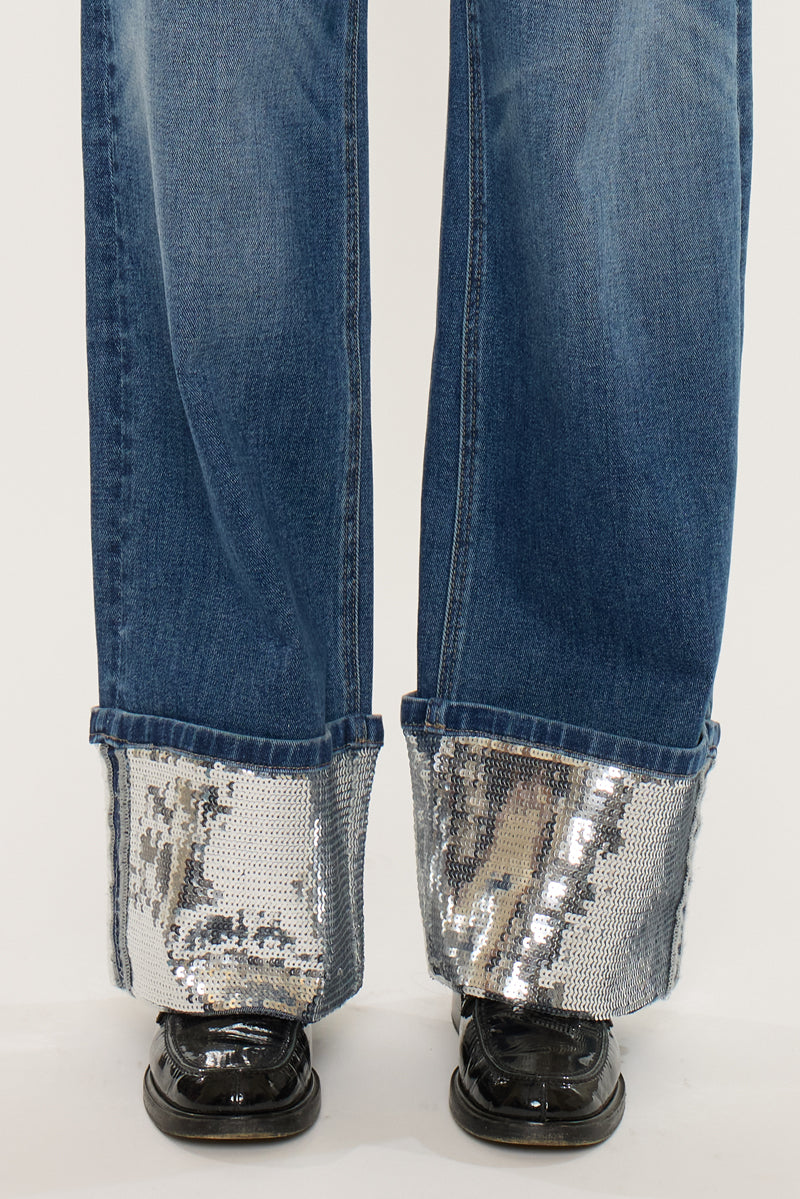 Vivianne Mid Rise Wide Jeans