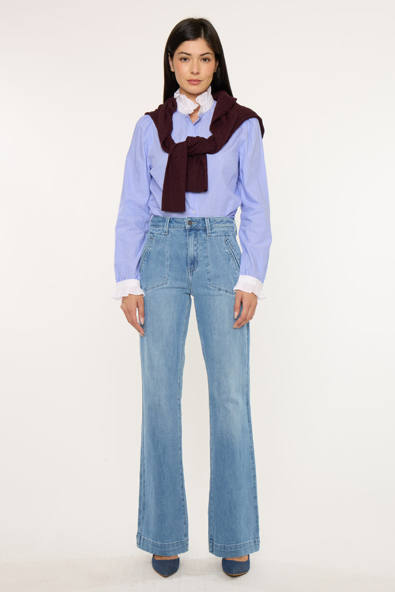 Prima High Rise Flare Jeans